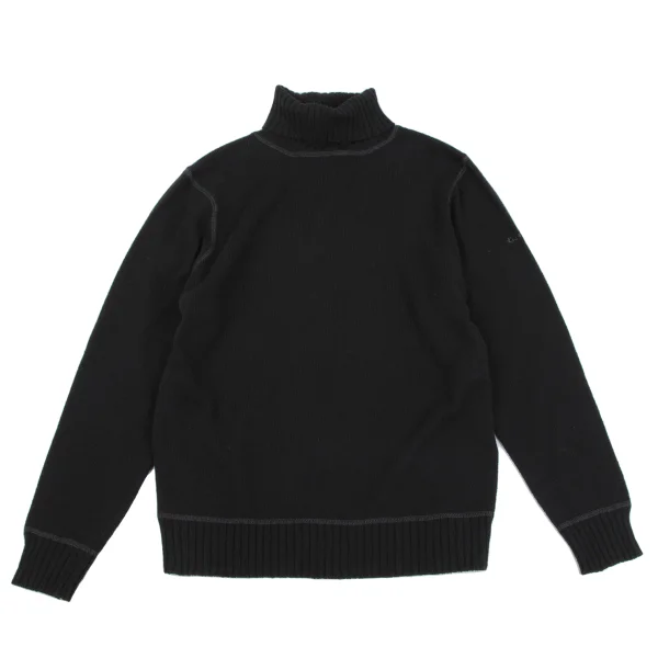 Karl Helmut Cotton Wool Turtleneck Knit Black M K-164350_001
