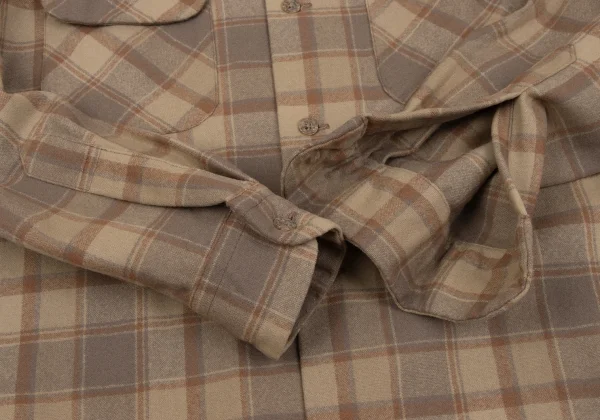 PENDLETON Wool Check Open Collar Board Shirt K-164351_007