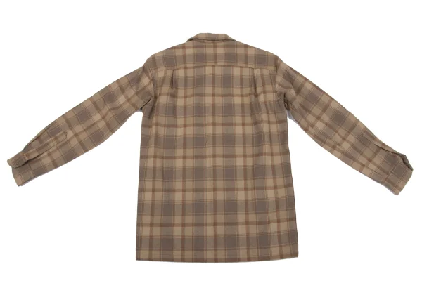 PENDLETON Wool Check Open Collar Board Shirt K-164351_010