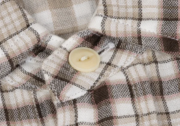 Papas+ Reversible Checked Cotton Long Sleeve Shirt K-164353_004