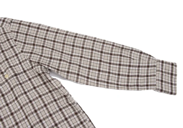 Papas+ Reversible Checked Cotton Long Sleeve Shirt K-164353_005