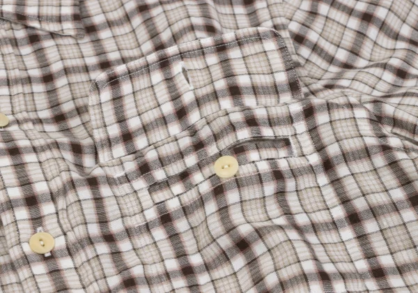 Papas+ Reversible Checked Cotton Long Sleeve Shirt K-164353_008