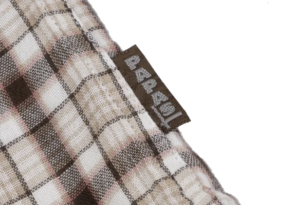 Papas+ Reversible Checked Cotton Long Sleeve Shirt K-164353_010