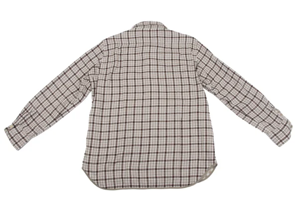 Papas+ Reversible Checked Cotton Long Sleeve Shirt K-164353_014