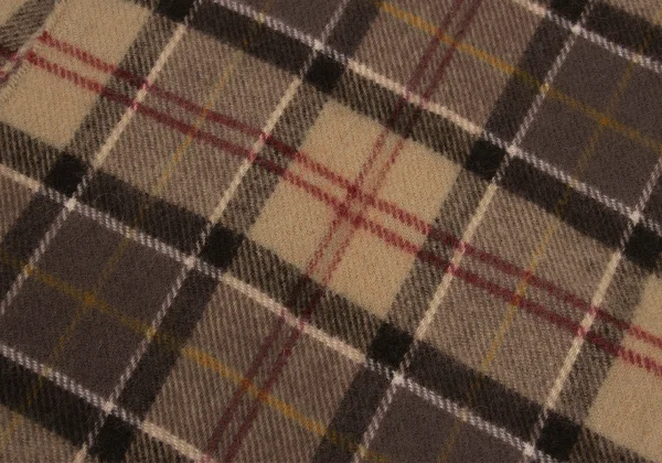 Barbour Wool Check Fringe Scarf K-164359_003