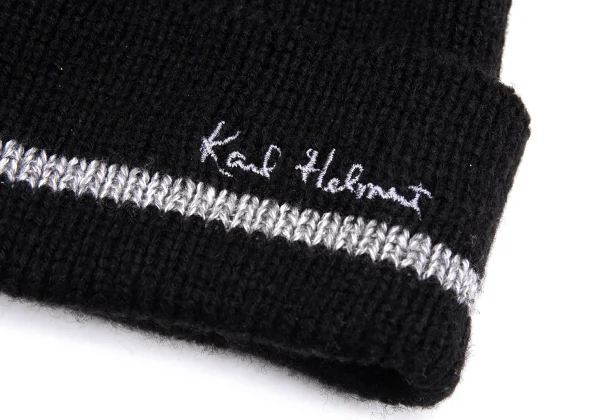 Karl Helmut Logo Embroidery Knit Cap & Glove K-164361_007