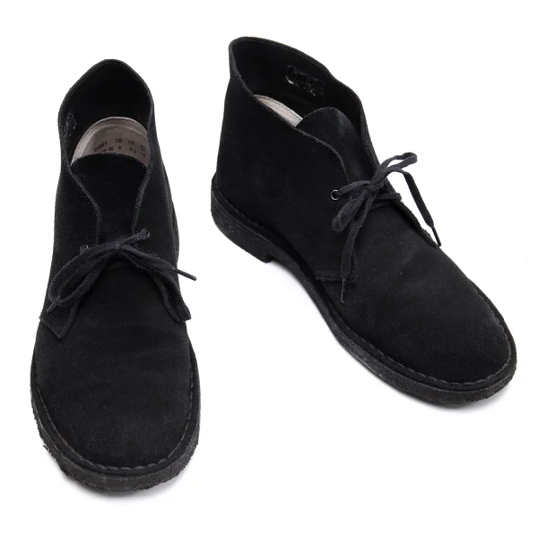Clarks Suede Desert Boots Black US8 1/2 K-164362_001