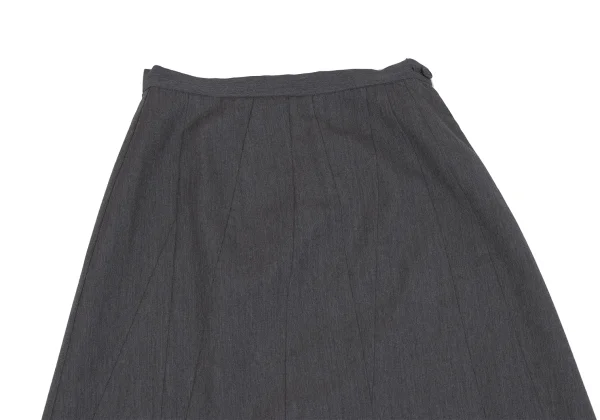A/T Wool Switching Long Skirt K-164363_003