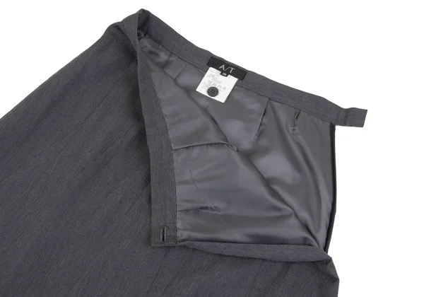 A/T Wool Switching Long Skirt K-164363_005