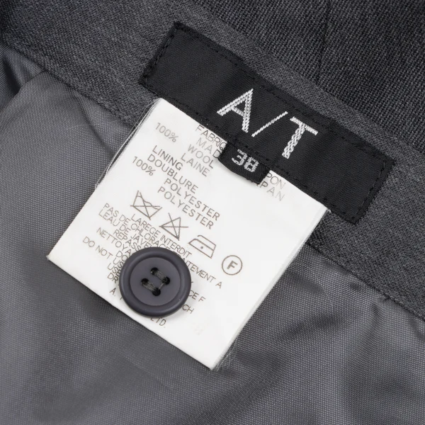 A/T Wool Switching Long Skirt K-164363_011