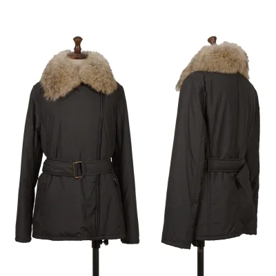 Ralph Lauren Detachable Fur Collar Padded Jacket