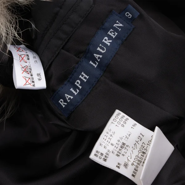 Ralph Lauren Detachable Fur Collar Padded Jacket K-164364_020