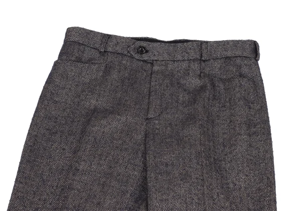 JOSEPH Wool Blend Herringbone Pants K-164365_002