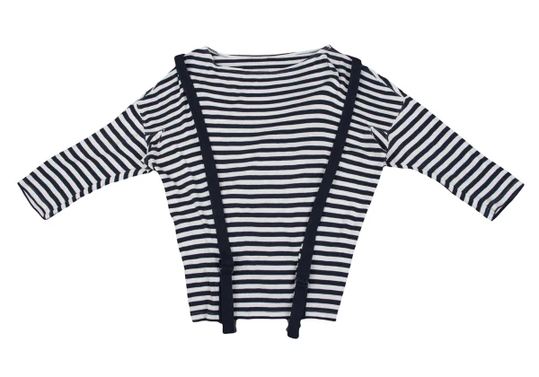 mercibeaucoup Suspender Design Stripe Long Sleeve Top K-164370_002