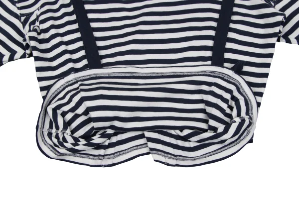 mercibeaucoup Suspender Design Stripe Long Sleeve Top K-164370_010