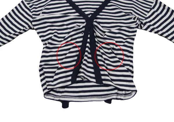 mercibeaucoup Suspender Design Stripe Long Sleeve Top K-164370_013