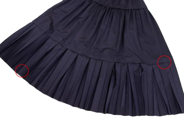 LIMI feu Acetate Silk Pleated Switching Skirt K-164372_006