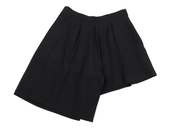 Yohji Yamamoto FEMME Wool Gaba Asymmetrical Skirt Pants K-164375_002