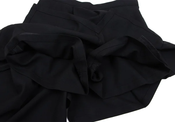 Yohji Yamamoto FEMME Wool Gaba Asymmetrical Skirt Pants K-164375_008