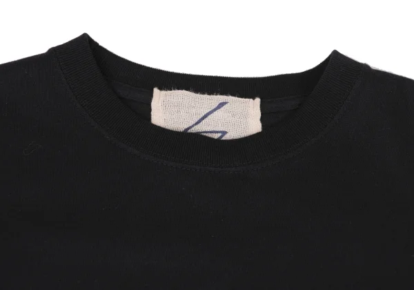 Yohji Yamamoto FEMME Hem Logo Embroidery Gather Dress K-164377_004