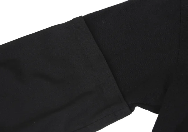 Yohji Yamamoto FEMME Hem Logo Embroidery Gather Dress K-164377_007