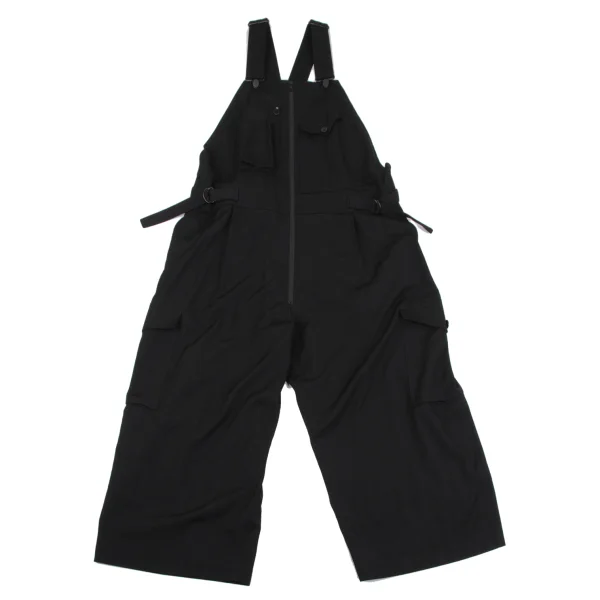 Yohji Yamamoto FEMME Wool Gaba Front Zip Overalls K-164378_002