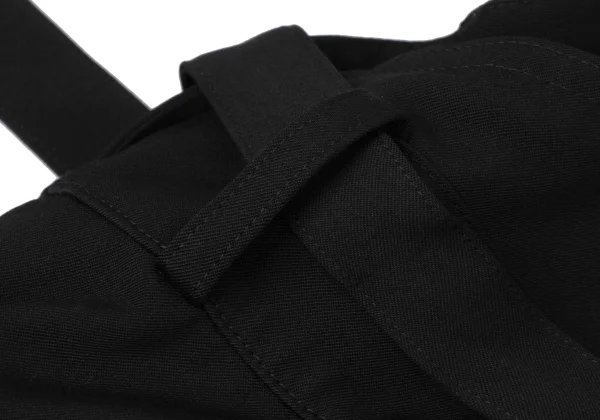 Yohji Yamamoto FEMME Wool Gaba Front Zip Overalls K-164378_016