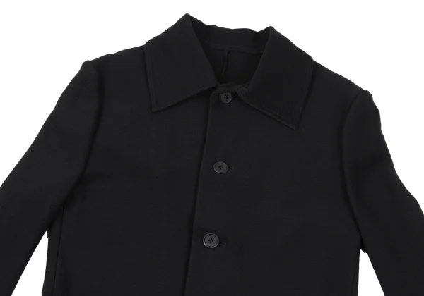 Yohji Yamamoto FEMME Wool Poly Patch Pocket Design Jacket K-164379_003