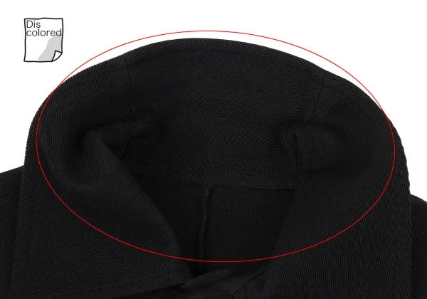 Yohji Yamamoto FEMME Wool Poly Patch Pocket Design Jacket K-164379_005