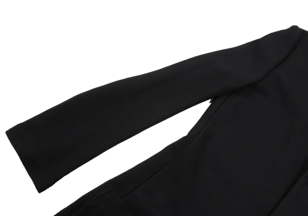 Yohji Yamamoto FEMME Wool Poly Patch Pocket Design Jacket K-164379_007