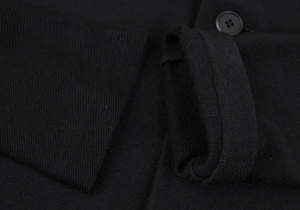 Yohji Yamamoto FEMME Wool Poly Patch Pocket Design Jacket K-164379_008