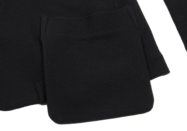 Yohji Yamamoto FEMME Wool Poly Patch Pocket Design Jacket K-164379_010