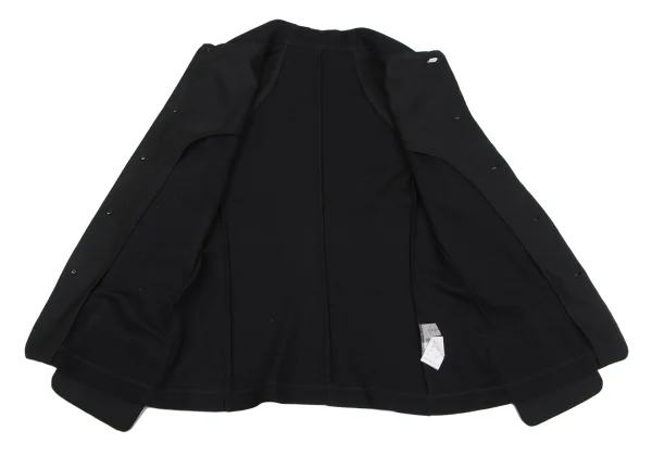 Yohji Yamamoto FEMME Wool Poly Patch Pocket Design Jacket K-164379_011