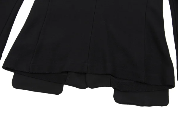 Yohji Yamamoto FEMME Wool Poly Patch Pocket Design Jacket K-164379_013