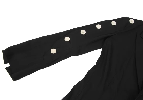 Yohji Yamamoto FEMME Many Button Detachable Design Long Jacket K-164381_004