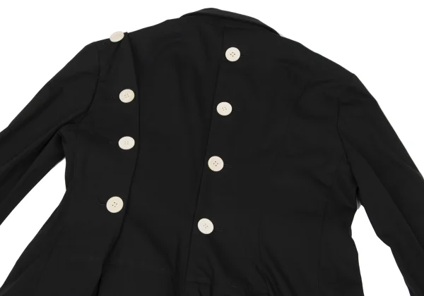 Yohji Yamamoto FEMME Many Button Detachable Design Long Jacket K-164381_012
