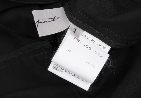 Yohji Yamamoto FEMME Many Button Detachable Design Long Jacket K-164381_019