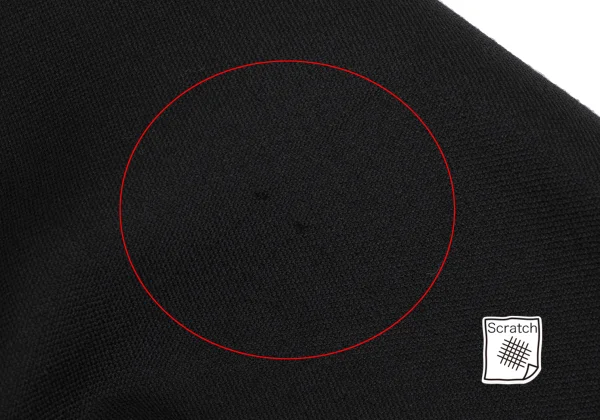 Yohji Yamamoto FEMME Back Silk Gather Design Big Button Coat K-164382_008