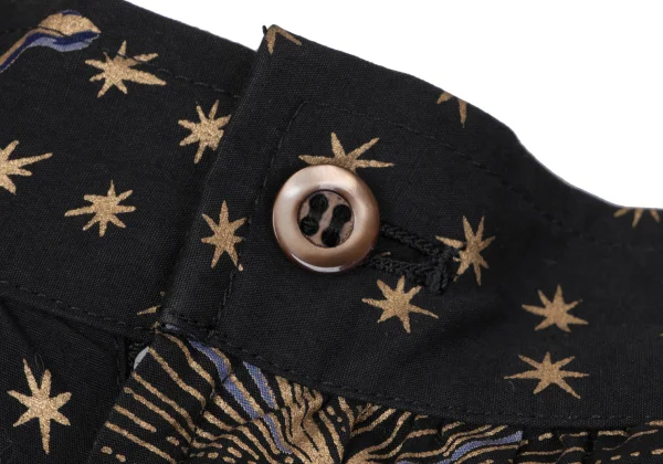 KENZO Cotton Constellation Print Flare Skirt K-164383_011