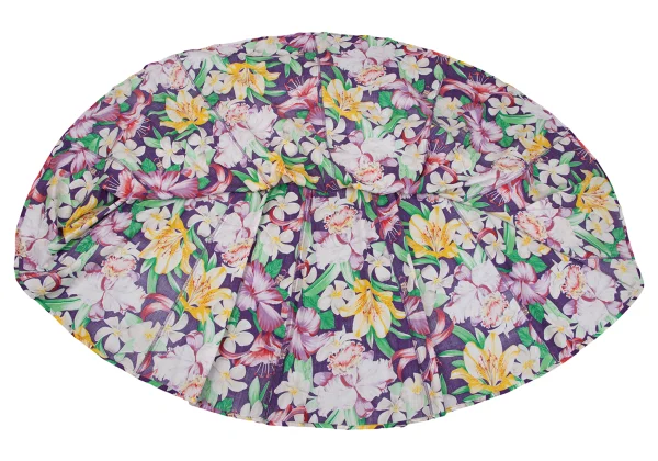 KENZO Floral Print Flare Skirt K-164385_007