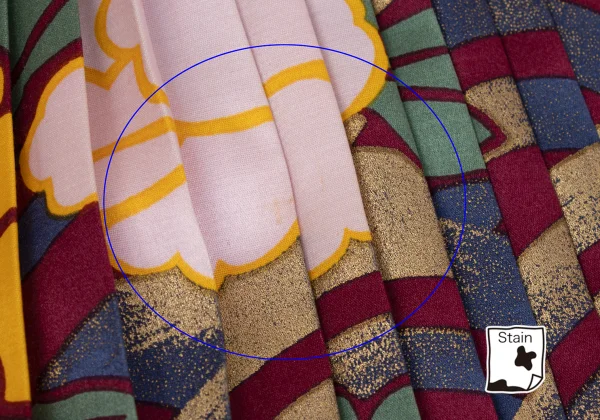 KENZO Rayon Silk Floral Print Accordion Pleated Skirt K-164386_005