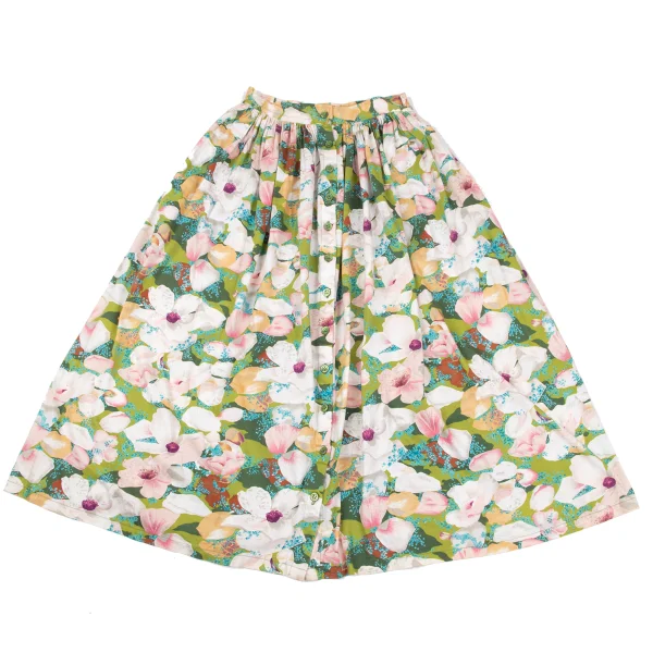 KENZO Floral Printed Wrap Skirt K-164391_002