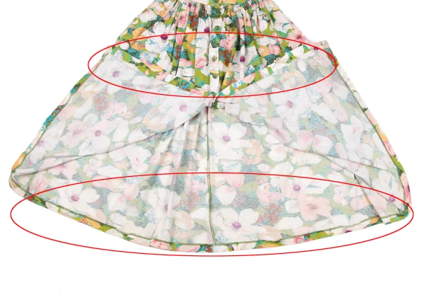 KENZO Floral Printed Wrap Skirt K-164391_009