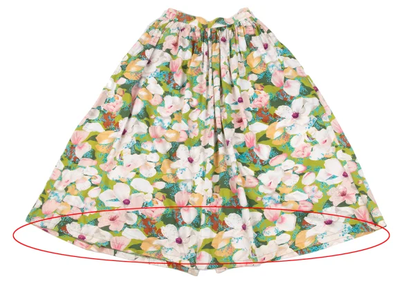 KENZO Floral Printed Wrap Skirt K-164391_012
