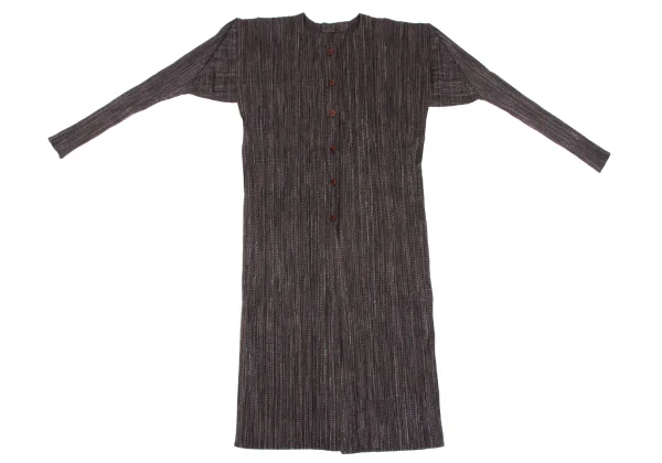 PLEATS PLEASE Patterned Long Cardigan K-164392_002