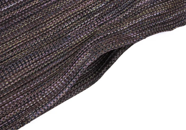 PLEATS PLEASE Patterned Long Cardigan K-164392_009