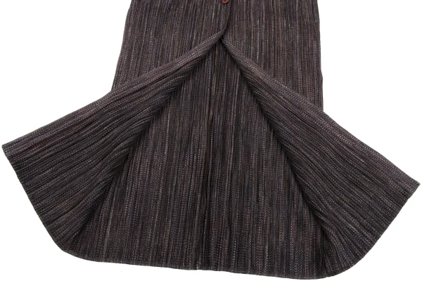 PLEATS PLEASE Patterned Long Cardigan K-164392_010