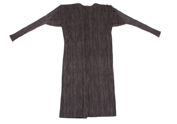 PLEATS PLEASE Patterned Long Cardigan K-164392_011