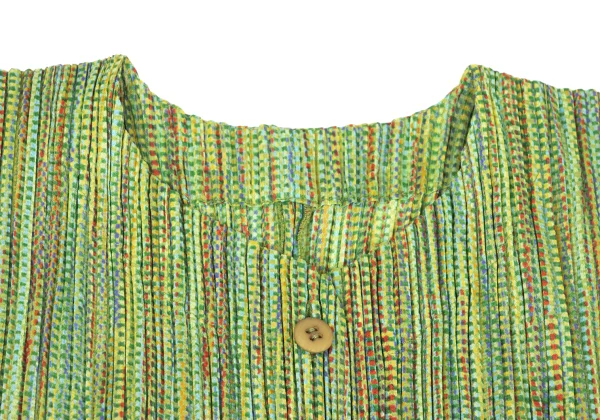 PLEATS PLEASE Patterned Long Cardigan K-164393_004