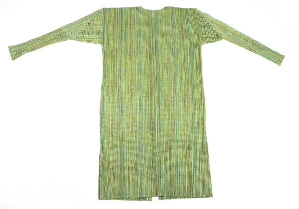 PLEATS PLEASE Patterned Long Cardigan K-164393_011